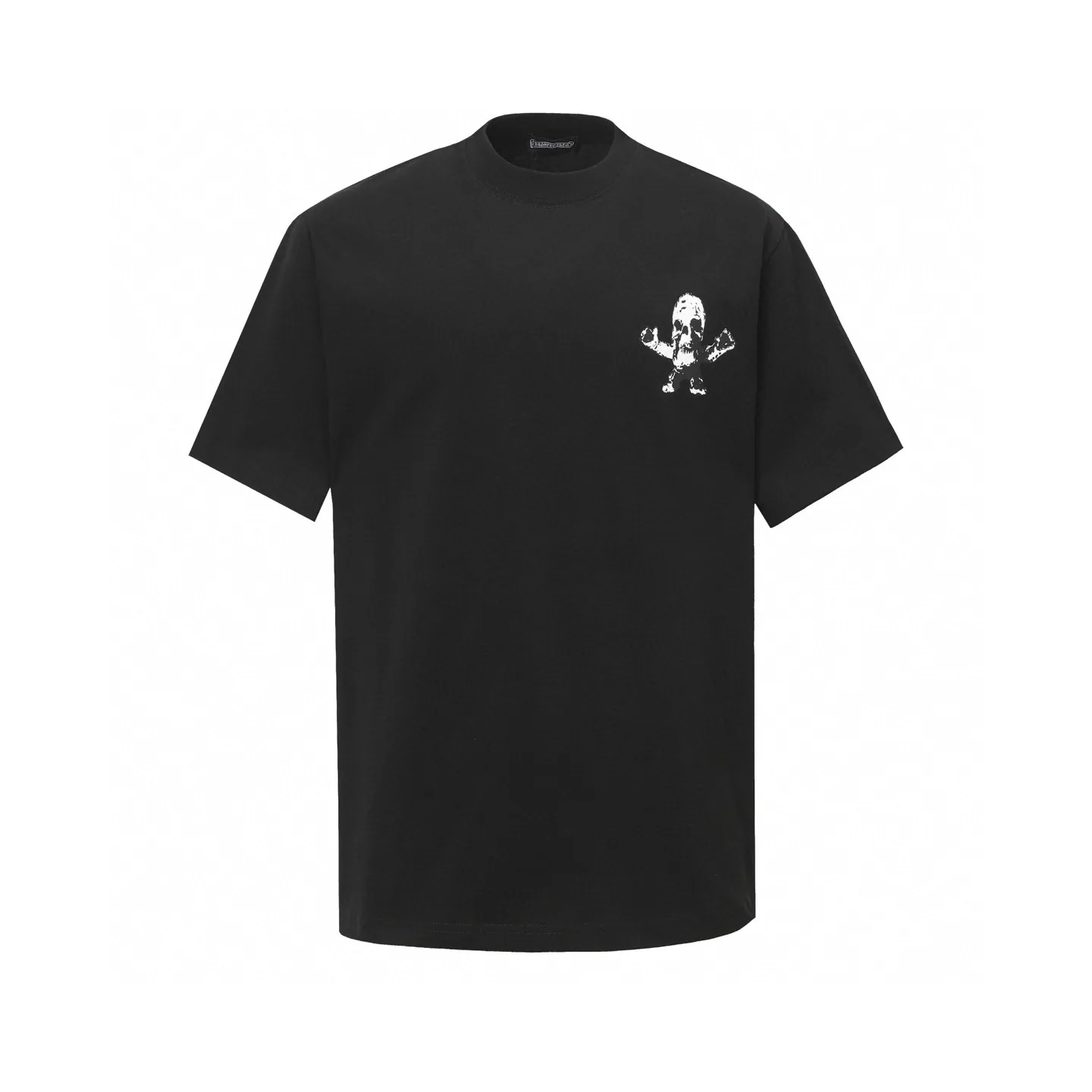 🅿️160 Chrome hearts ch Chrome hearts little monster printed short-sleeved t-shirt. Large version. Loose and stylish. Low version, slim and long version, upper body and crotch pull. 100% commitment: top quality, not fast food. The highest version on the market. Top quality, 280g, 26 counts of custom-dyed double yarn cotton, same style for men and women, complete with three standards. Color: black, white Size: XS-L